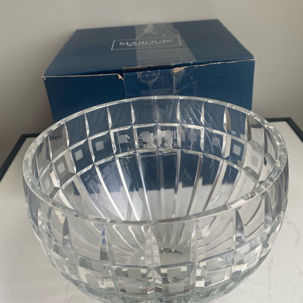 Waterford Marquis Quadrata 8" Bowl with original box
